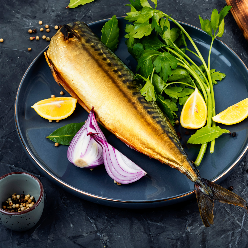 Macrou afumat la rece