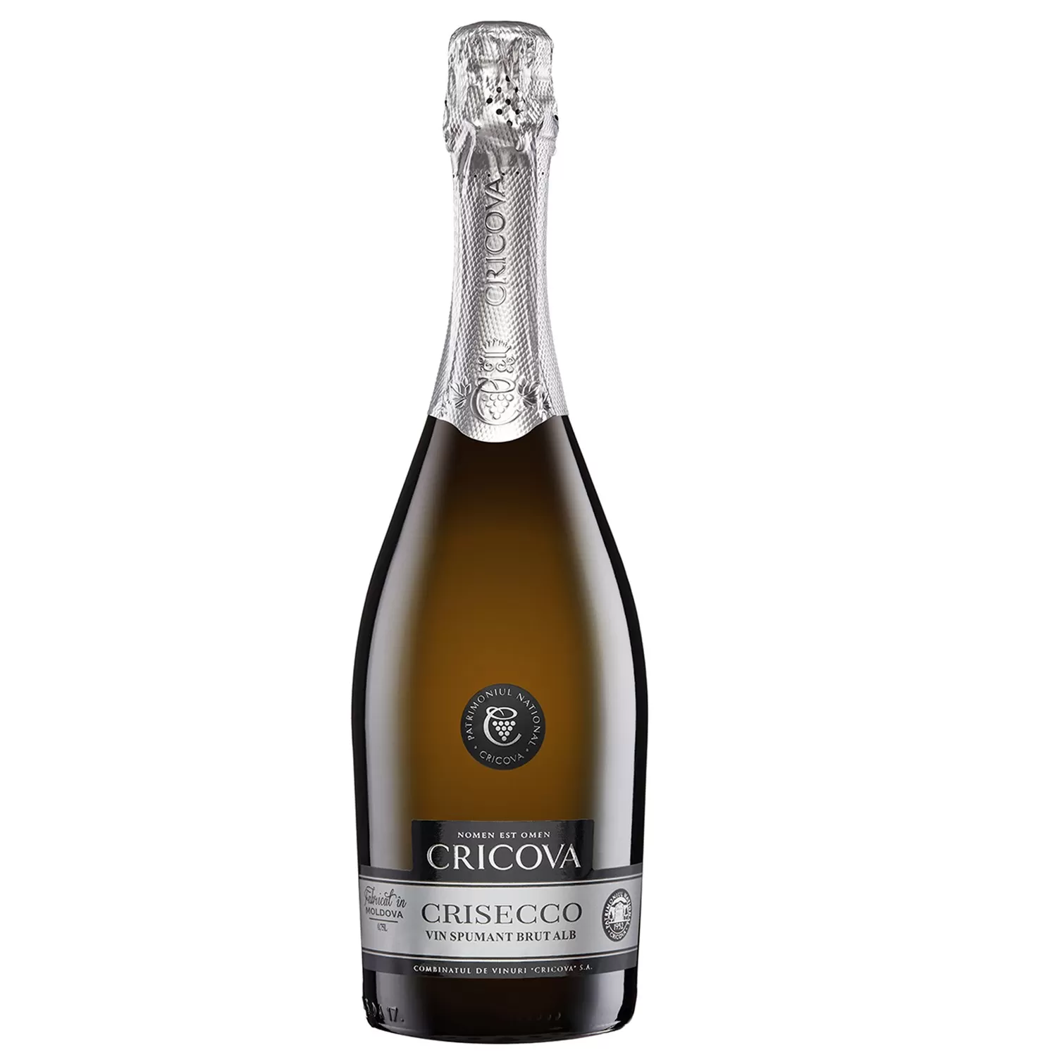 CRICOVA Vin Spumant alb brut CRISECCO 750ml