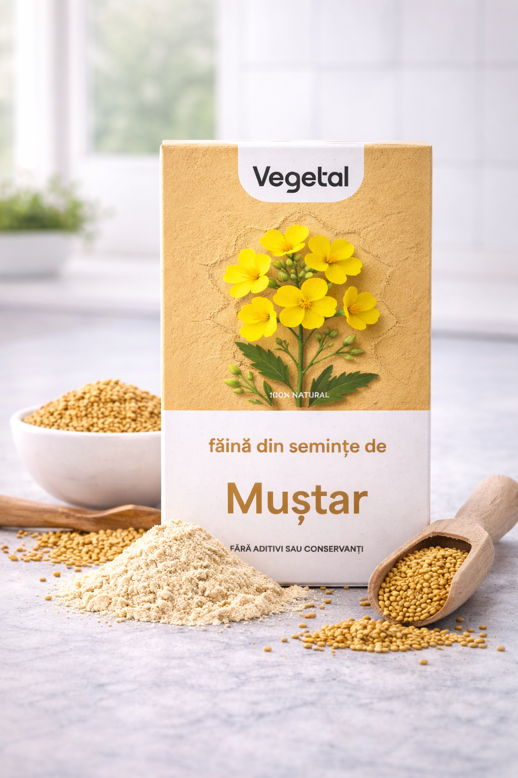 Făină din semințe de Muștar 400g