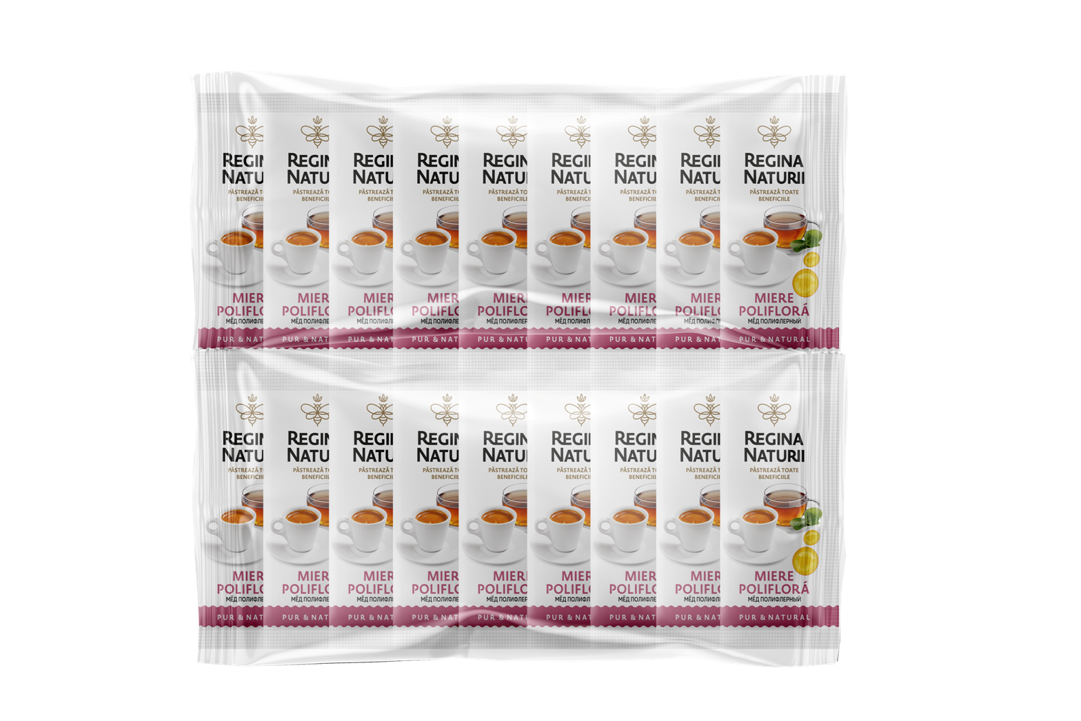 Miere polifloră la plic 12gх100buc.