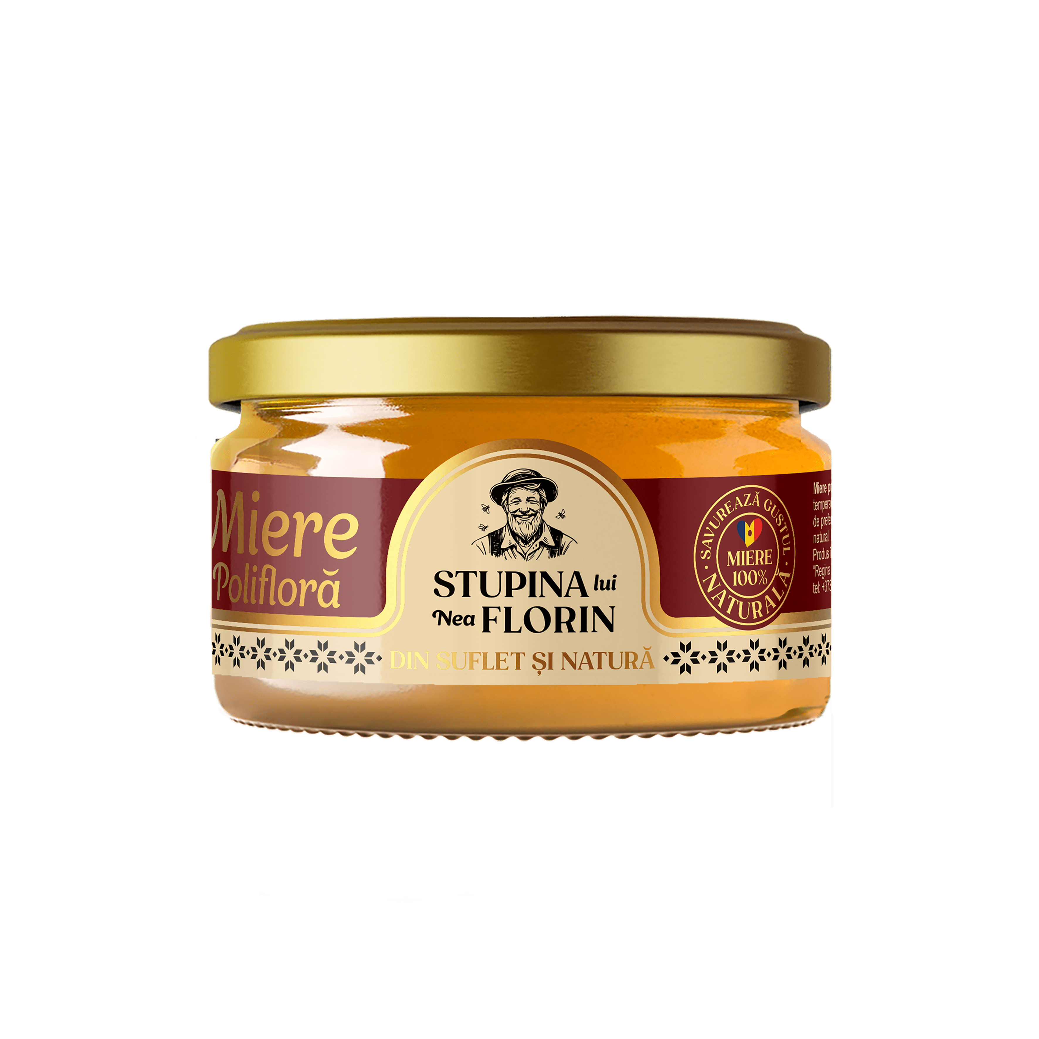 Miere naturala poliflora Stupina lui Nea Florin, 250g