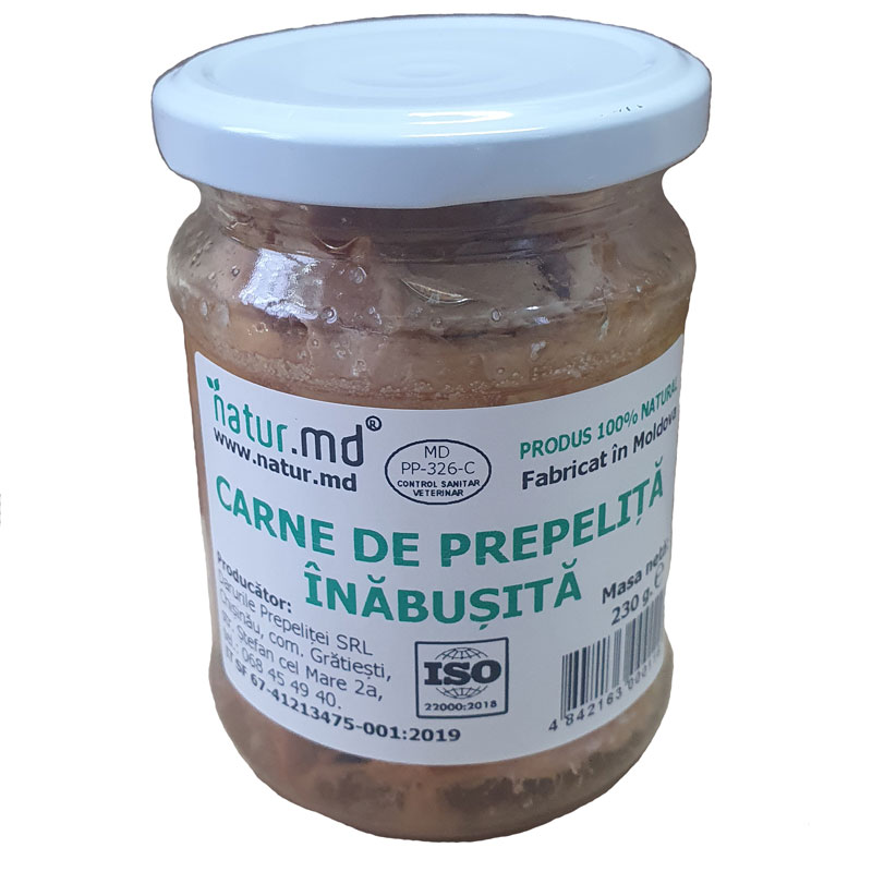 Carne de prepeliță înăbușită