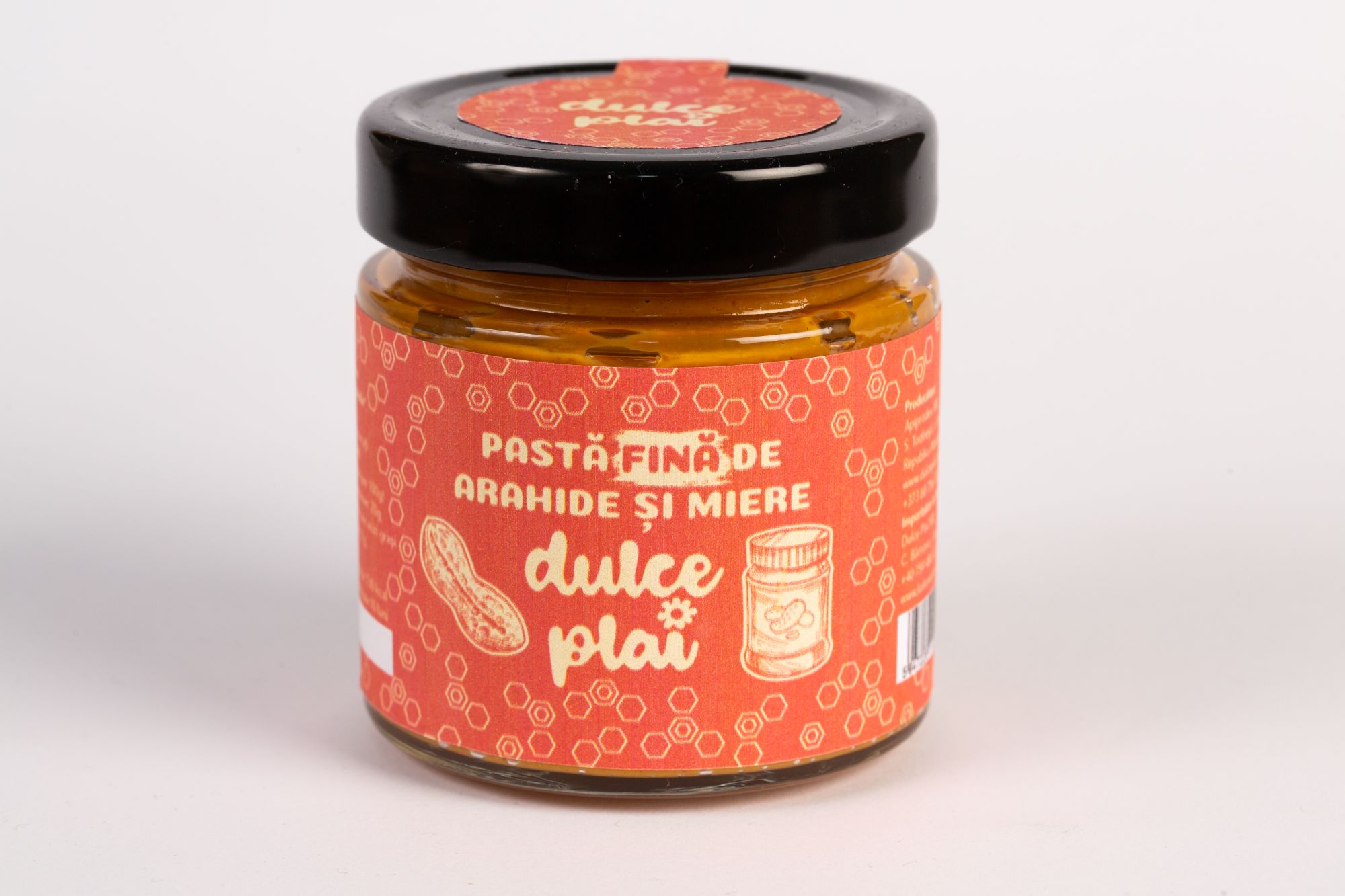 Pastă Fină de Arahide și Miere Dulce Plai