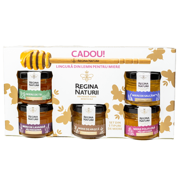 Set din 5 tipuri de miere 28g*5buc.