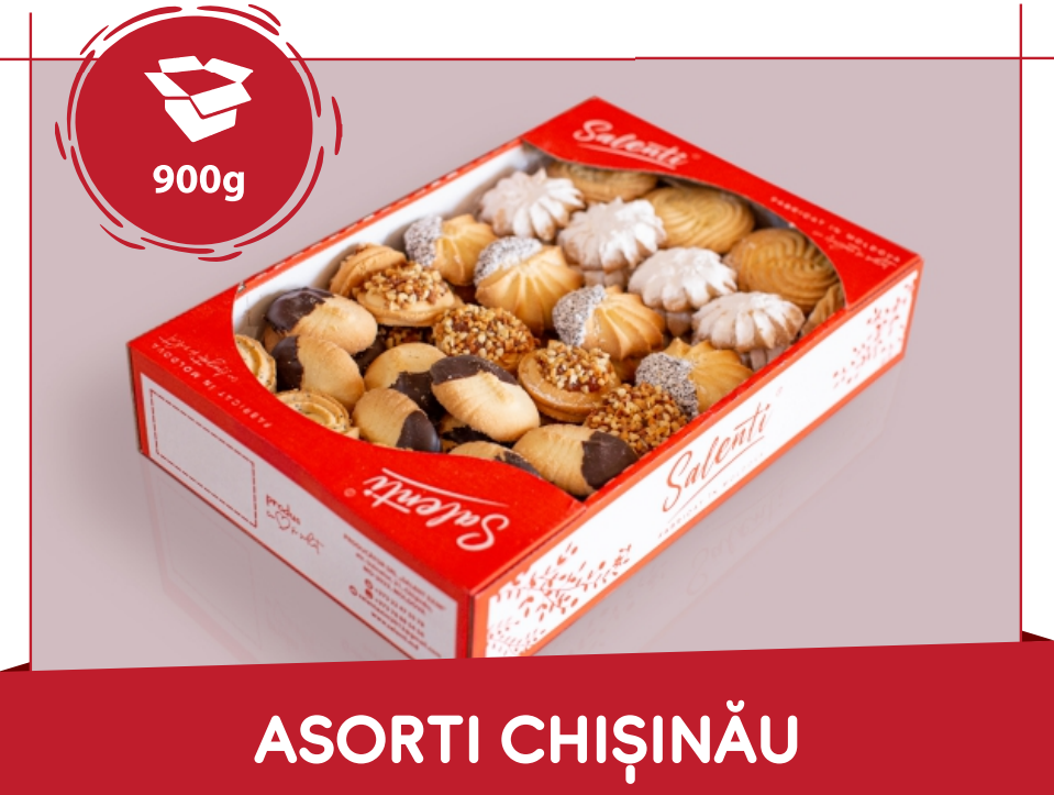 Biscuiți asorti Chișinău 900g